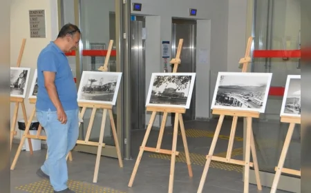Ege Üniversitesi’nde “İzmir’in Kurtuluşu” sergisiyle kentin eski fotoğrafları sanatseverlerle buluştu
