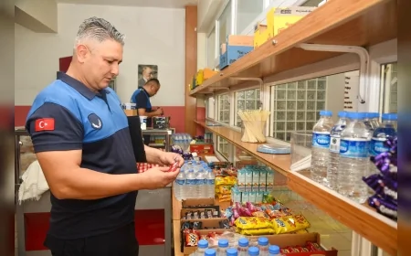 Giresun’da yeni eğitim yılıyla birlikte okul kantinlerinde zabıta denetimleri sıklaştırıldı