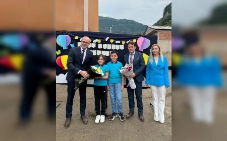 Dereli’de 2025-2026 eğitim öğretim yılı Yıldız İlk/Ortaokulunda törenle başladı