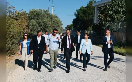 Muğla Büyükşehir Belediyesi Genel Sekreteri Tayfun Yılmaz Bodrum’daki yatırımları yerinde inceledi