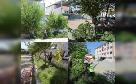 Çine’de okullarda temizlik seferberliği devam ediyor, Başkan Mehmet Kıvrak: "Eğitime destek her zaman önceliğimiz"