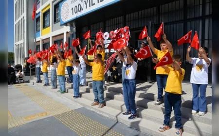 Kahramankazan’da İlköğretim Haftası tören ve öğrenci gösterileriyle kutlandı