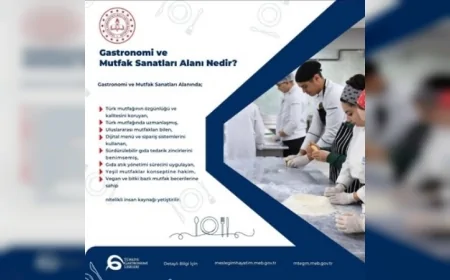 Türkiye Gastronomi Liseleri öğrenci alımına başlıyor, yetenek sınavı Eylül ve Ekim’de yapılacak