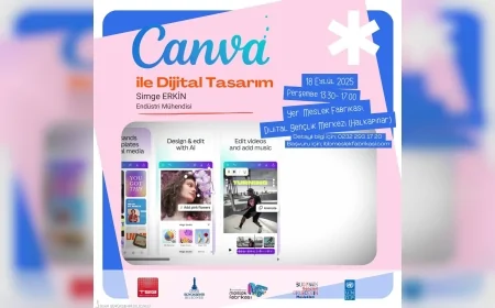 İzmir’de Dijital Gençlik Merkezi’nde “Canva ile Dijital Tasarım” eğitimi başlıyor