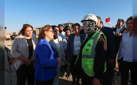 Gaziantep’te 130 bin metrekarelik çevre dostu millet bahçesi yükseliyor