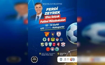 Efes Selçuk’ta Ferdi Zeyrek anısına futbol turnuvası başlıyor, 17 takım mücadele edecek