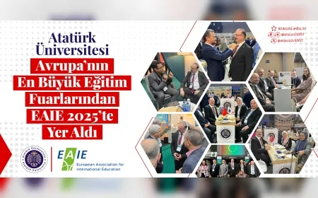Atatürk Üniversitesi EAIE 2025 Eğitim Fuarı’nda uluslararası iş birliklerini güçlendirdi