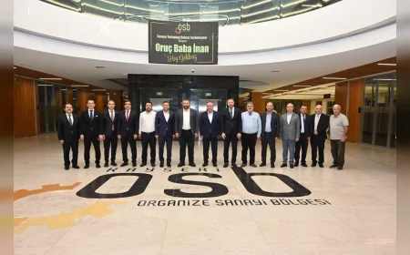 Sanayi ve Teknoloji Bakan Yardımcısı Oruç Baba İnan Kayseri OSB’de yönetimle bir araya geldi
