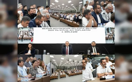 Mersin Büyükşehir Meclisi’nde yol, tarım, su ve eğitim destekleri gündeme alındı!