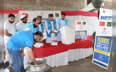 TDV Pakistan’daki sel felaketinde 18 bin kişiye sıcak yemek ve insani yardım ulaştırdı