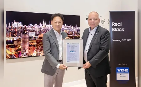 Samsung 2025 OLED TV modeli VDE’den “Gerçek Siyah” sertifikası aldı!