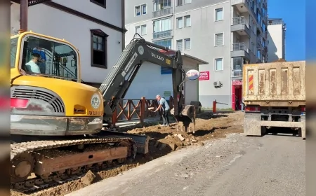 Giresun’da Fatih Caddesi sil baştan yenileniyor, araç ve yaya konforu artırılacak