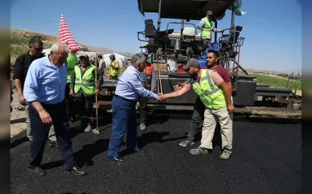 Kayseri Büyükşehir Belediyesi 2025’te kırsal mahallelere 350 kilometrelik yeni yol yapıyor