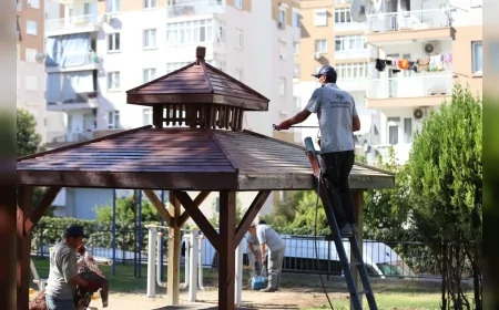 Esentepe Mahallesi’nde 6 park yenilendi: Kepez Belediyesi 9 bin 854 metrekare alanı modernize etti