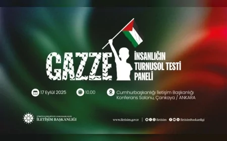 Cumhurbaşkanlığı İletişim Başkanlığı 17 Eylül’de “Gazze İnsanlığın Turnusol Testi” paneli düzenleyecek