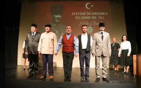 Atatürk’ün Giresun’a gelişinin 101. yılına özel tiyatro oyunu sahneleniyor