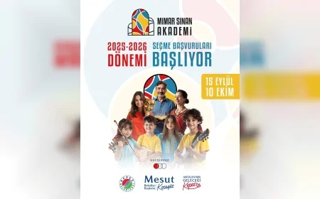 Kepez Belediyesi Mimar Sinan Akademi’de 2025-2026 dönemi başvuruları başladı, ücretsiz sanat eğitimleri sunulacak