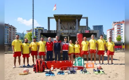 Giresun’da plajlardaki cankurtaran hizmeti sona erdi, denize girecekler uyarıldı