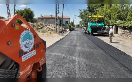 Kayseri Büyükşehir Belediyesi Develi Gazi Mahallesi’nde 8 milyon TL’lik asfalt yatırımı tamamladı