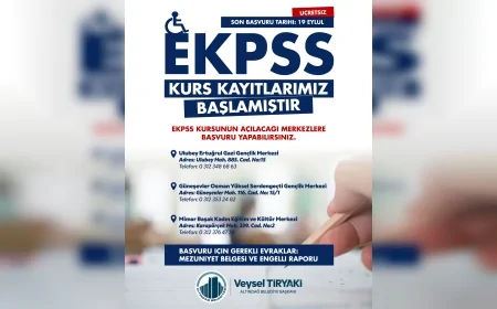 Altındağ Belediyesi engellilere yönelik ücretsiz E-KPSS hazırlık kursları için başvuruları başlattı