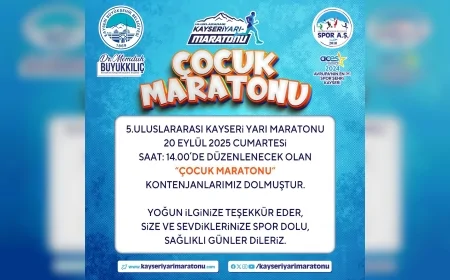 Kayseri 21 Eylül’de 5. Uluslararası Yarı Maraton ile dünya sporuna ev sahipliği yapacak
