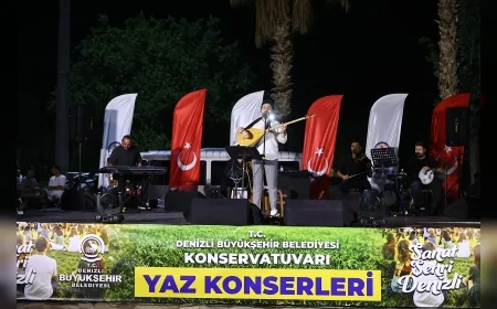 Denizli Büyükşehir Belediyesi’nin ücretsiz yaz konserleri binlerce kişiyi açık hava festivalinde buluşturdu