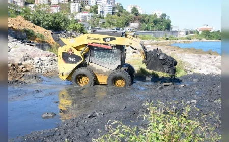 Giresun Belediyesi kış öncesi menfezlerde temizlik çalışması başlattı