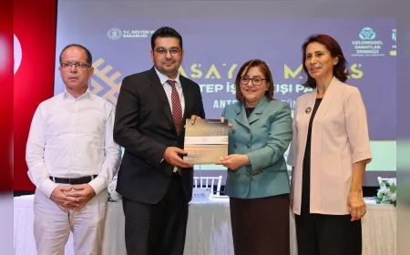 Gaziantep’te “Antep İşinin Dünü, Bugünü ve Yarını” panelinde kültürel mirasın gelecek kuşaklara aktarımı tartışıldı