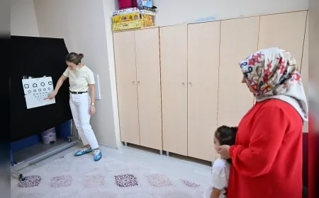 Altındağ Belediye Başkanı Dr. Veysel Tiryaki: "Ücretsiz göz taramaları tüm kreşlerde devam edecek"