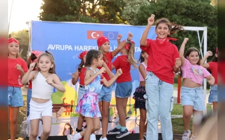 Marmaris’te Avrupa Hareketlilik Haftası başladı, spor ve dans gösterileri büyük ilgi gördü