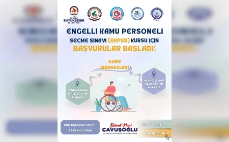 Denizli’de EKPSS hazırlık kursu için başvurular başladı, son tarih 26 Eylül 2025