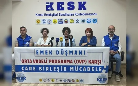 KESK Genel Sekreteri Sevgi Yılmaz: “OVP’de ücretler enflasyon hedeflerine bağlanıyor, emekçilerin alım gücü daha da aşınacak.”