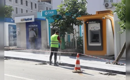 Ordu Altınordu’daki İbn-i Sina Caddesi baştan sona yenileniyor, kaldırım ve aydınlatma çalışmaları başladı