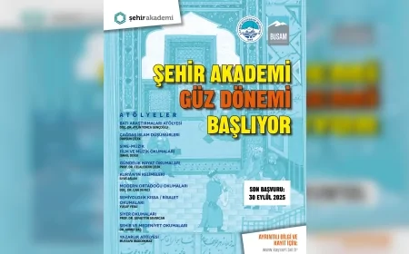 Kayseri’de BÜSAM Şehir Akademi 2025 Güz Dönemi atölye ve seminer programı başlıyor
