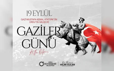 Ordu Büyükşehir Belediye Başkanı Mehmet Hilmi Güler: "Gazilerimiz dünün hatırası değil, bugünün onuru, yarının ilhamıdır"