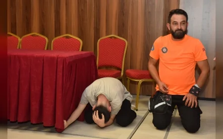 Yıldırım’da Öğrencilere Afet Farkındalık Eğitimi ve Gerçeğini Aratmayan Tatbikat Düzenlendi