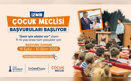 İzmir Çocuk Meclisi başvuruları başladı: 9-14 yaş arası çocuklar için yeni dönem kayıt süreci