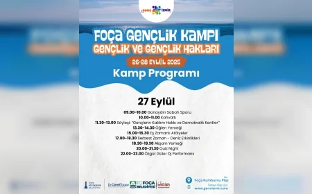 İzmir ve Foça Belediyelerinden gençlere ücretsiz kamp: 3 gün boyunca müzik, atölye ve forum etkinlikleri