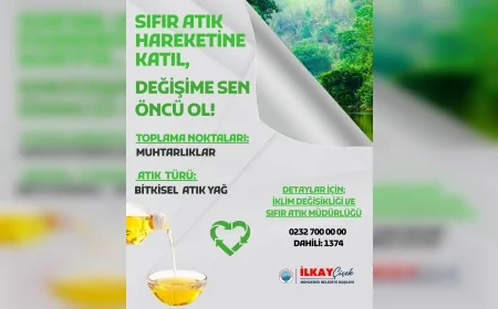 Menderes Belediyesi atık yağ seferberliğini muhtarların da katılımıyla genişletiyor