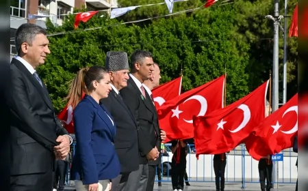 Antalya’da Gaziler Günü töreni: Başkan Vekili Büşra Özdemir’den minnet mesajı