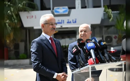 Ulaştırma ve Altyapı Bakanı Abdulkadir Uraloğlu: "Şam Havalimanı’na güvenli iniş için ILS ve DVOR/DME sistemleri gönderildi"