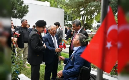 Kayseri Büyükşehir Belediye Başkanı Memduh Büyükkılıç: "Gazilerimizin fedakârlığı olmasa bugün burada olamazdık"