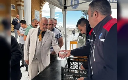 Çorum Belediyesi’nden Gaziler Günü’nde anlamlı etkinlik: Ebediyete irtihal eden gaziler için helva ikramı