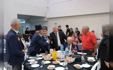 Çorum’da Gaziler Günü için düzenlenen yemek programında birlik ve beraberlik mesajları verildi