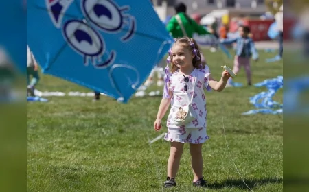 Etimesgut’ta Avrupa Hareketlilik Haftası’nda uçurtmalar gökyüzünü renklendirdi