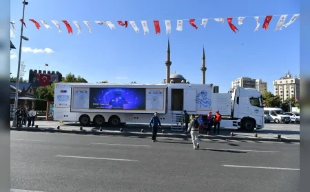 Kayseri’de Mobil Dijital Gençlik Merkezi tanıtıldı: AB hibesiyle gençlere teknoloji eğitimi verilecek