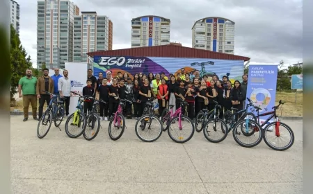 ABB Avrupa Hareketlilik Haftası’nda öğrenci ve engelli bireylere bisiklet eğitimi verdi