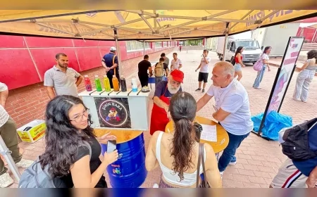 İzmir Büyükşehir Belediyesi “Genç İzmir” ekipleriyle üniversite kampüslerinde öğrencilere ulaşıyor