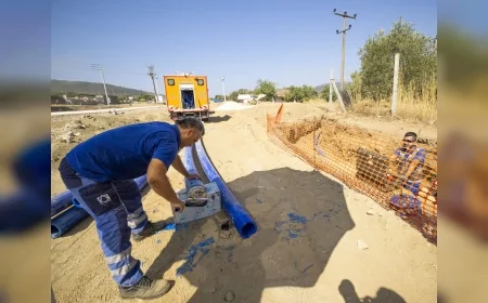 Tire’de 9,5 milyon liralık içme suyu hattı yenileme çalışmaları yıl sonunda tamamlanacak