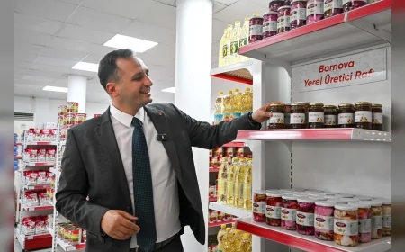 Bornova Belediye Başkanı Ömer Eşki: "Kent Market kredilerini artırarak sosyal adaleti güçlendiriyoruz"